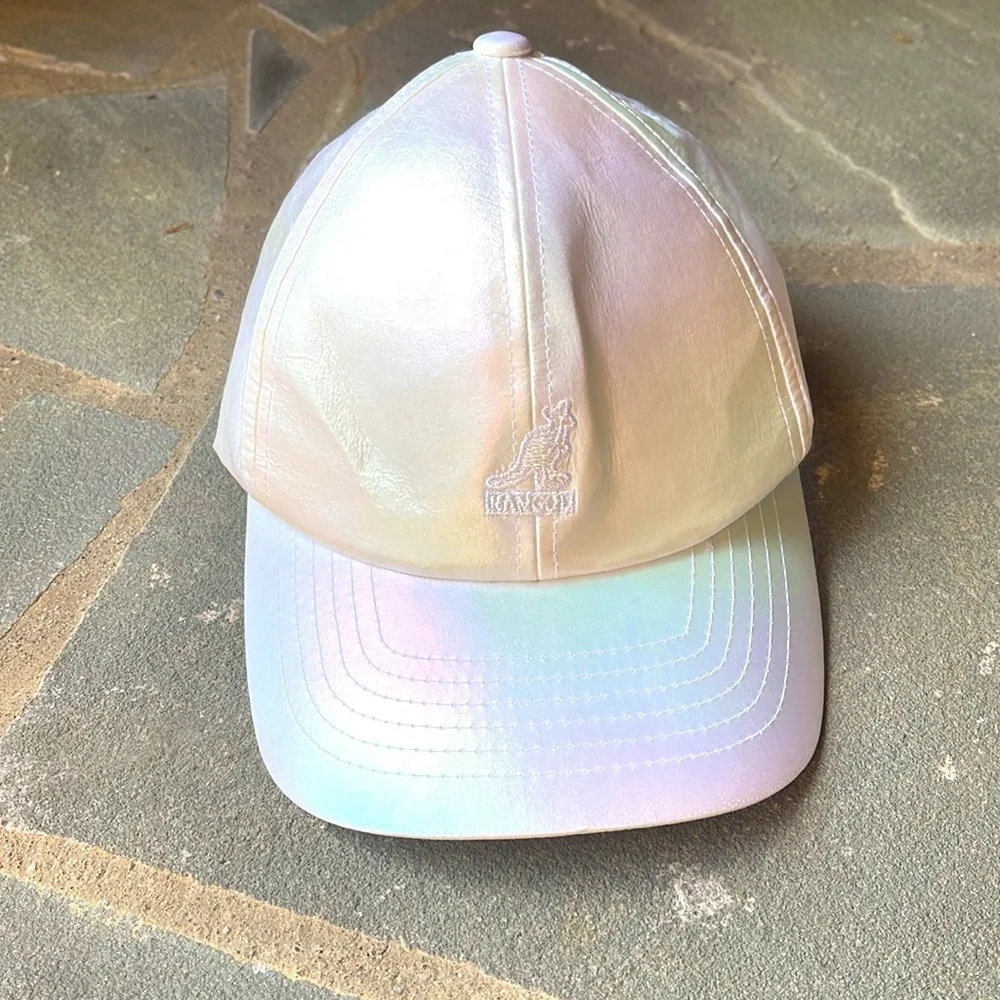 New🌟Kangol Foiled Waterproof Baseball Cap - Moonstone